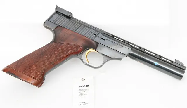 PISTOL, belgisk, Halvautomatisk, fabrikat FN, modell 150, kaliber .22LR, tillv.nr 128615T9, se-nr SE0949413.