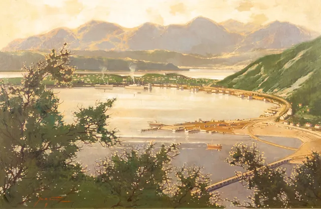 JAN BOHUMIL POSPISIL. olja på duk, signerad.