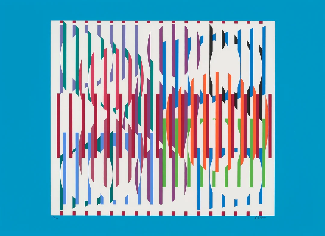 Agam, Yaacov — "Hommage aux Prix Nobel" 1975 — Kunst/Grafikk — Blomqvist