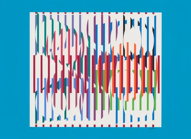 Agam, Yaacov — "Hommage aux Prix Nobel" 1975