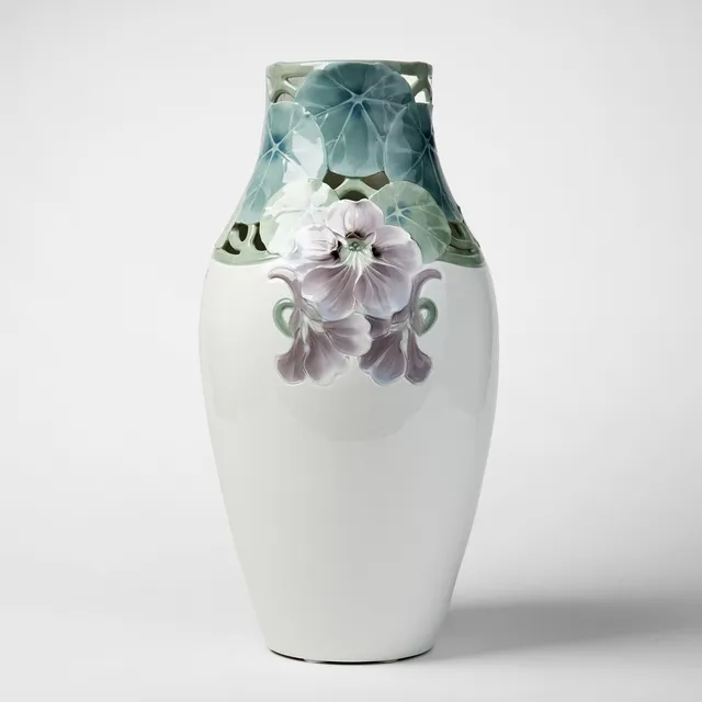 KARL LINDSTRÖM. Vase, Rörstrand, porcelain, Art Nouveau, 1910s.