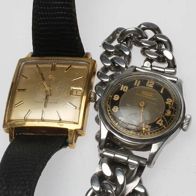 ARMBANDSUR, 2 st, "Town and Country", Certina samt Tissot.