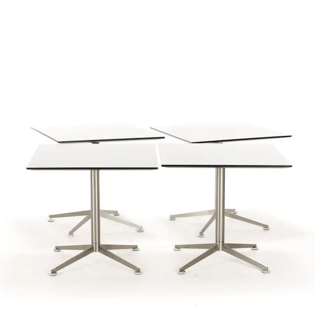 Paul Leroy for Paustian. 4 x 'Spinal Table' café tables / dining tables (4)