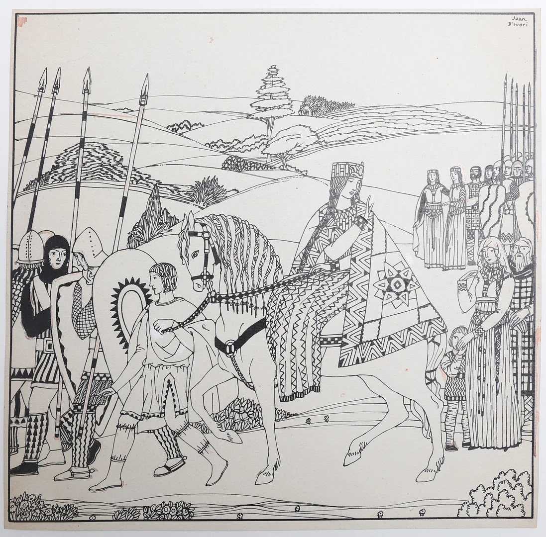 JOAN VILA PUJOL, "JOAN D'IVORI". Illustration. — Drawings — Balclis