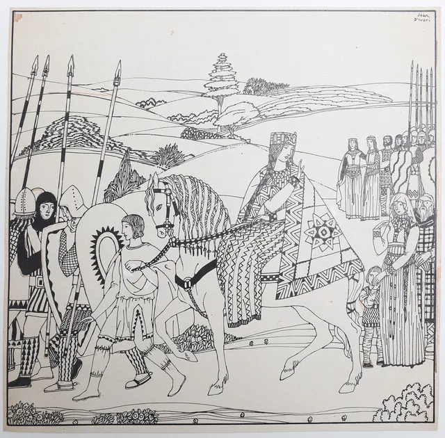 JOAN VILA PUJOL, "JOAN D'IVORI". Illustration.