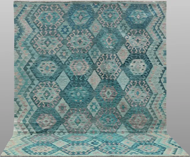 ORIENTMATTA. Kelim klassisk design, 276 x 205 cm.