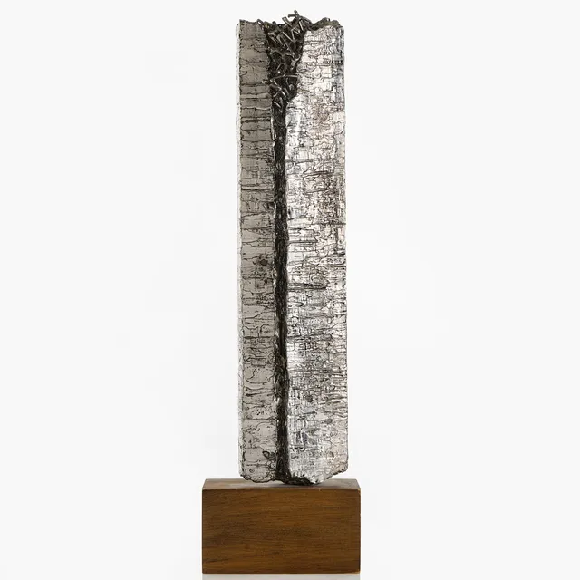 ÅKE LAGERBORG (Sverige, född 1927) ; "Helande Åtgärd II", signerad och daterad 1965 under sockel.