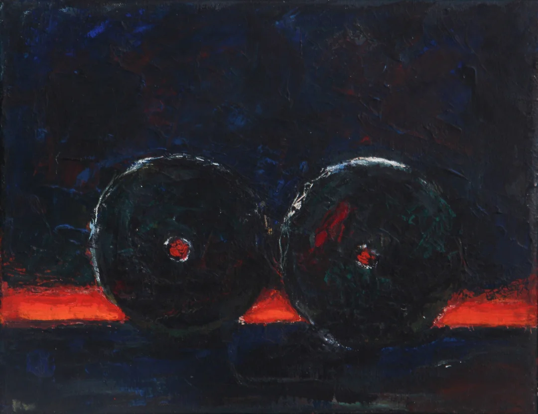 Poul Winther. Nordstrand Night, 2000-2003 — Paintings and sculptures/Modern pictorial arts — Lauritz