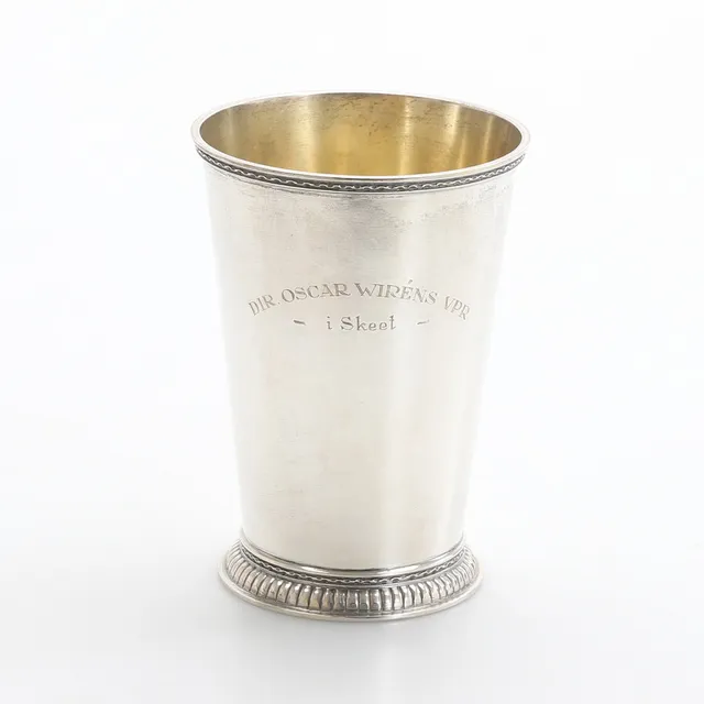 ERIC RÅSTRÖM. Bägare, silver, Stockholm 1950.
