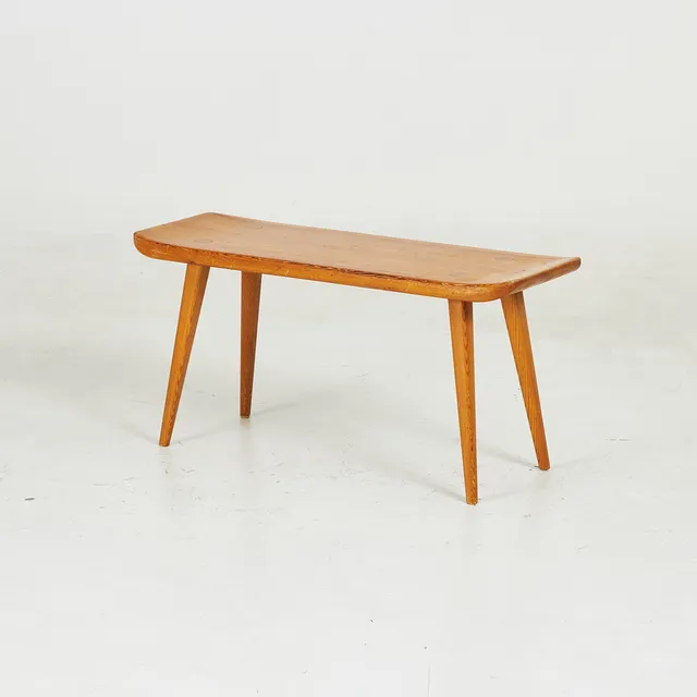 CARL MALMSTEN. BÄNK, "Visingsö", furu, brännmärkt Svensk Fur.