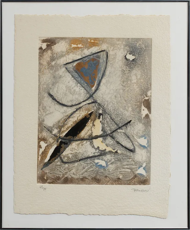 PIERRE MARIE BRISSON. Komposition, färgetsning, signerad och numrerad 48/95.