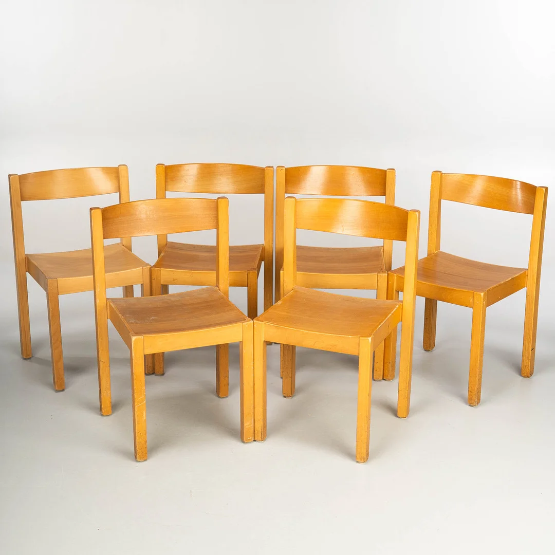 ORKESTERSTOLAR, 6 st, Balzar Beskow-stil. — Armchairs & Chairs — Norrlands Auktionsverk