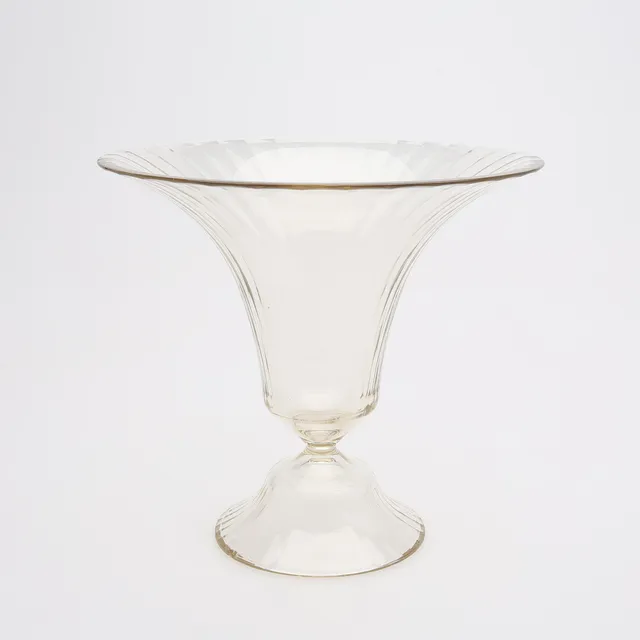 GERDA STRÖMBERG. VAS, "FONTÄN" (ÄVEN KALLAD BLOMGLAS) , EDA GLASBRUK.