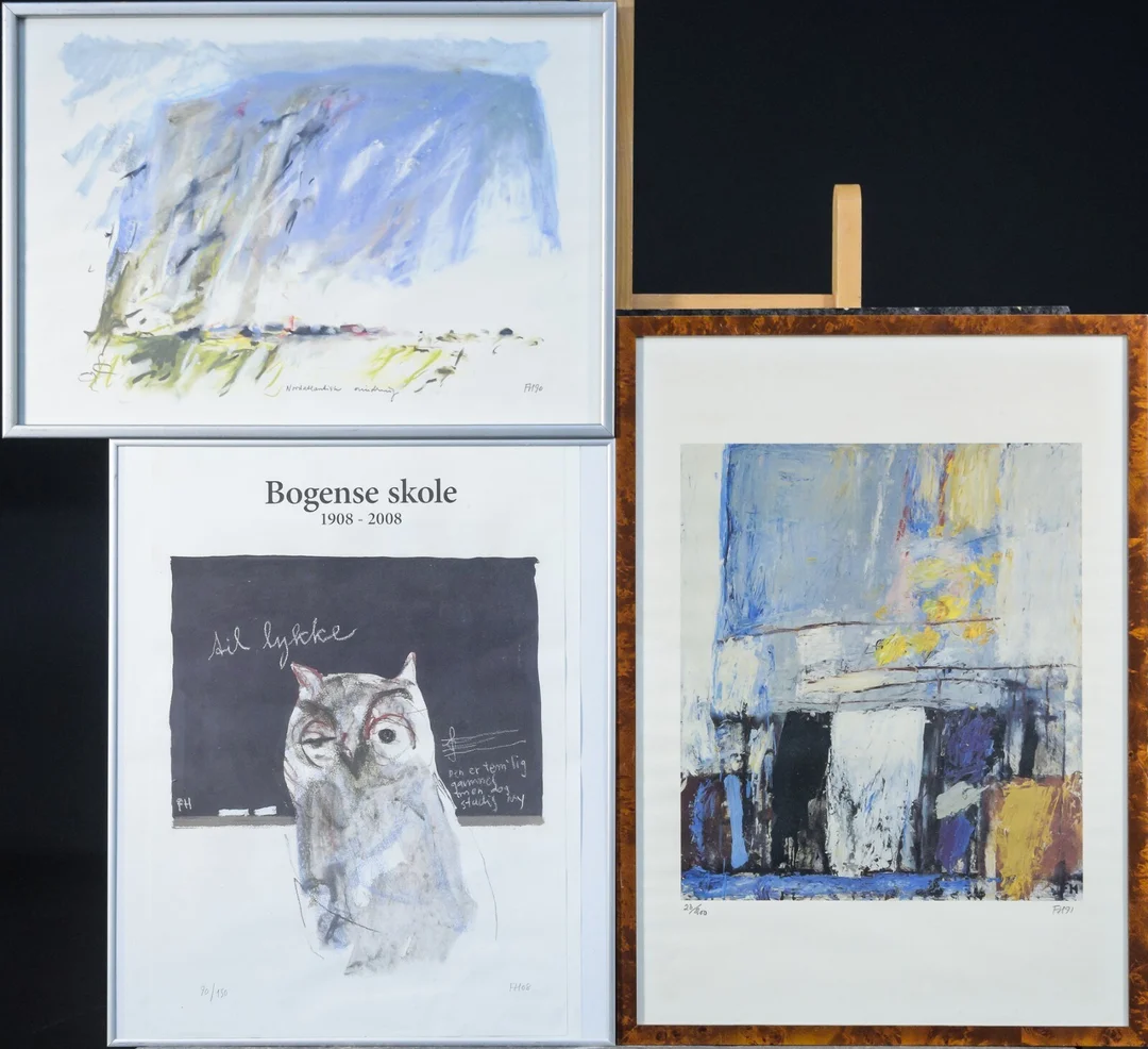 Frank Hammershøj, landskab m.m. (3) — Paintings and sculptures/Prints and photography — Lauritz