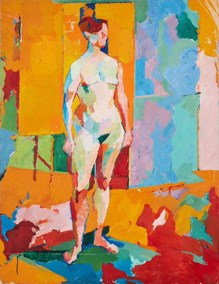 PEDER DUKE. Modellstudie, olja på duk, 115 x 89 cm. — Paintings — Stockholms Auktionsverk Fine Art