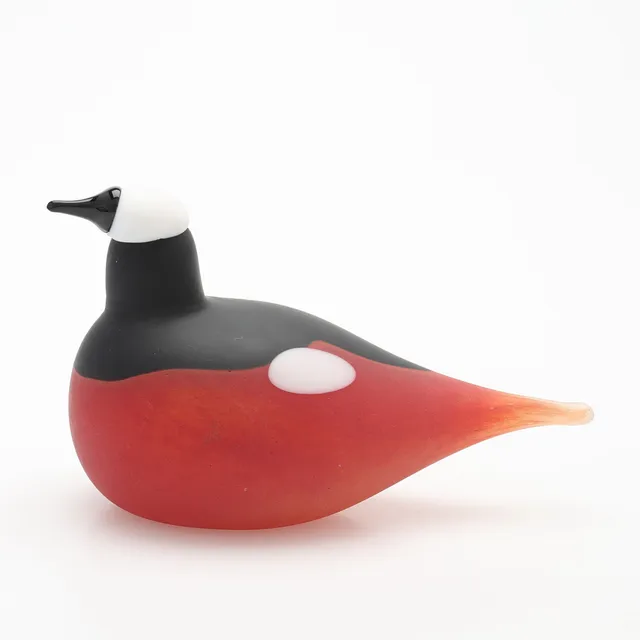 OIVA TOIKKA. SKULPTUR I FORM AV FÅGEL, "MOUNTAIN REDSTART" IITTALA.