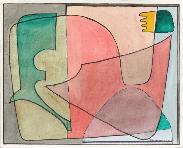 FRANCOIS PIERRE PORTIN (1935-2021). Komposition.